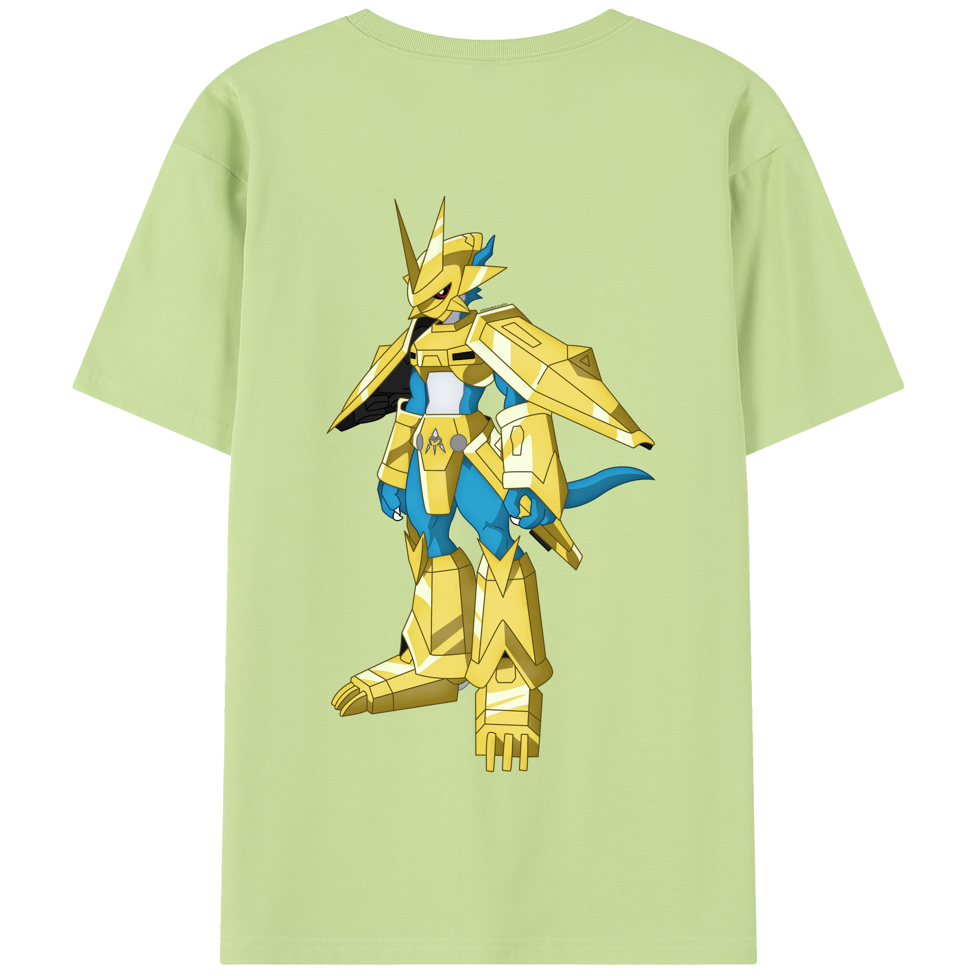 （画像用） Digimon デジタルモンスター/デジモン 綿100％半袖Tシャツ（背面プリント）